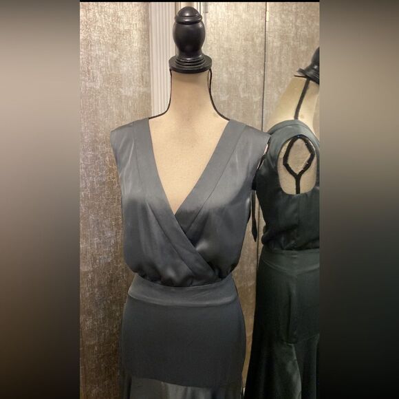 Fame and Partners Charcoal Maxi Dress, US4 - Picture 4 of 8